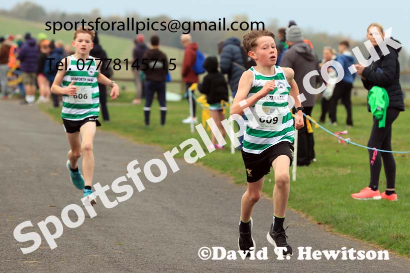 Boys and Girls under-13s 2024 Heaton Memorial Road Race, Newcastle Town Moor, Newcastle.   Photo: David T. Hewitson/Sports for All Pics